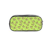 TTIGLHOH Green Clever Monkey - Astuccio trasparente per penne e cosmetici, impermeabile, portatile, per strumenti artistici