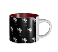 TTIGLHOH I Like Soccer Printing Bere Tazze di grande capacità in ceramica adatte per caffè Costruzione robusta Fondo antiscivolo