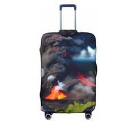 TTIGLHOH Kilauea Volcano Bloom Stampa Travel Ready Protezione antigraffio Esclude la copertura della valigia impedisce il miscuglio dei bagagli, bianco, XL