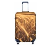TTIGLHOH Protezione antigraffio per viaggi con stampa campo di grano, esclusa la copertura della valigia, previene il miscuglio dei bagagli, bianco, S