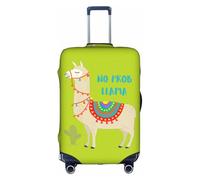 TTIGLHOH Simpatico cartone animato Llama Cactus stampa viaggio pronto protezione antigraffio esclusa valigia copertura impedisce il miscuglio dei bagagli, bianco, S