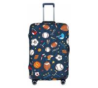 TTIGLHOH Sport Baseball Game Stampa Viaggio Pronto Protezione antigraffio Escluso Copertura Valigia Impedisce Bagagli Mescolare, bianco, L