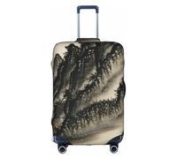 TTIGLHOH Stampa cinese da viaggio, protezione antigraffio che non include la copertura della valigia, previene la confusione dei bagagli, bianco, XL