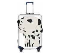 TTIGLHOH Stampa dalmata pronta da viaggio, protezione antigraffio esclusa la copertura della valigia previene il confusione dei bagagli, bianco, M