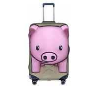 TTIGLHOH Stampa di maiale in polvere pronta da viaggio, protezione antigraffio che esclude la copertura della valigia impedisce la confusione dei bagagli, bianco, S