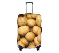 TTIGLHOH Stampa di patate da giardino, pronta da viaggio, protezione antigraffio esclusa la copertura della valigia impedisce il miscuglio dei bagagli, bianco, L