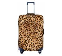 TTIGLHOH Stampa leopardata pronta da viaggio, protezione antigraffio esclusa la copertura della valigia impedisce il miscuglio dei bagagli, bianco, XL