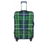 TTIGLHOH Stampa scozzese blu scozzese pronta da viaggio, protezione antigraffio esclusa la copertura della valigia impedisce il miscuglio dei bagagli, bianco, XL