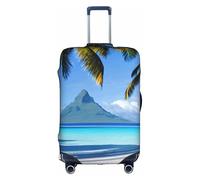 TTIGLHOH Tahiti Spiagge Stampa Viaggio Pronto Protezione antigraffio Escluso Copertura Valigia Impedisce Bagagli Mix Up, bianco, L