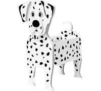 TTiiLoe Fioriera per cani, vasi per piante di dalmata, vasi per fiori da giardino in PVC, contenitore per piante a forma di cartone animato, 34x24cm