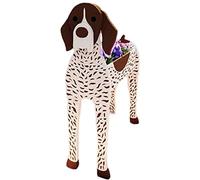 TTiiLoe Vaso per piante di cani, vasi per piante di pointer tedesco, vasi per fiori da giardino in PVC, contenitore per piante a forma di cartone animato di cane, 34x24cm