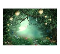 Ttincceer 2.2x1.5m Sfondo Foresta Incantata per Fotografia Fiaba Fungo Paese delle Meraviglie Sfondo Fotografico per Neonato Baby Shower Servizio Fotografico Bambini Festa di Compleanno Decorazioni
