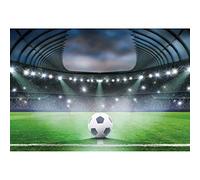 Ttincceer 220x150cm Calcio Sfondo Campo di Calcio Sport Ragazzo Compleanno Fotografia Sfondo Studio Calcio Tema Fotografia Sfondo per la Decorazione della Festa di Compleanno