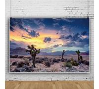 Ttincceer 300x200cm Deserto Paesaggio Sfondo Piante di Sabbia Alba Tramonto Fotografia Sfondo Strisciante Habitat Pietra Montagna Sfondo Studio Fotografia Oggetti di Scena