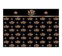 Ttincceer Oro VIP Sfondo 3x2.5m Rosso Tappeto Evento Cliente Visitatore Stella Fotografia Sfondo Oro Corona Stella Film Premi Fotografia Sfondo Uomini Donne Compleanno Striscioni