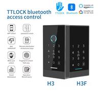 TTlock H3/H3F sistema di controllo accessi per porte con impronte digitali apri Bluetooth per interfono NFC tastiera per cancello elettrico 13.56Mhz RFID Card