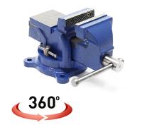 Morsa da banco Heavy Duty 75mm con incudine e ganascia di serraggio per sollecitazioni pesanti