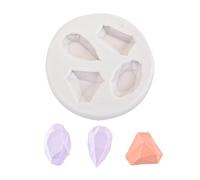TTOA - Stampo in silicone a forma di diamante | Stampo per glassa artigianale di zucchero | Strumento per la decorazione di torte