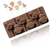 TTOA - Stampo in silicone a forma di scimmietta per lecca-lecca | stampo per dolci fai da te | stampo per feste