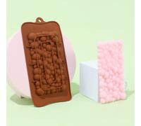 TTOA - Stampo in silicone per barretta di cioccolato a bolle | Stampo per feste divertenti | Decorazione per torte