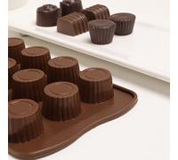 TTOA - Stampo in silicone per cioccolatini | Stampo per cioccolato | Stampo per caramelle | Stampo per fondente di cera per cubetti di ghiaccio | Stampo per decorazione torte