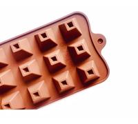 TTOA - Stampo in silicone piramide per cioccolatini | Stampo antiaderente per caramelle | Fusione di cera, cubetti di ghiaccio | Decorazione torte