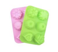 TTOA - Stampo per cioccolato in silicone a forma di cuore rosa, confezione regalo, stampo per cioccolato, festa della mamma, festa del papà, San Valentino, cubetti di ghiaccio, stampo per gelatina