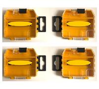 TTocenb Confezione da 4 scatole portaoggetti DT70800, 70 x 63 x 17 mm, compatibile con punte per cacciavite, ricambio per parti di montaggio DeWalt