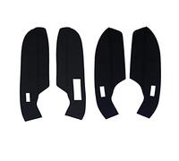 TTOILS 2/4 pezzi in pelle per interni auto pannello porta bracciolo copertura rivestimento, per VW Polo 2011 2012 2013 2014 2015 2016 solo Hatchback