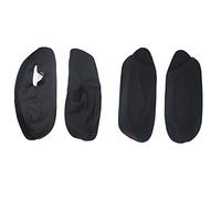 TTOILS 4 pezzi in pelle microfibra per interni auto pannello porta bracciolo copertura rivestimento, per VW Golf 4 MK4 Bora Jetta 1999-2005 SOLO 3 porte