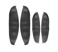 TTOILS 4 pezzi in pelle per interni auto pannello porta bracciolo copertura rivestimento, per Nissan Qashqai J10 2007 2008 2009 2010-2015 accessori