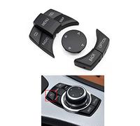 TTOILS Auto Console CIC IDrive Multi-Media Manopola Menu Pulsante Interruttore, per BMW 1 3 5 X1 X5 X6 Serie E87 E90 E91 E92 E60 E84 E70 E71 E72