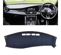 TTOILS Pelle Dashmat Cruscotto Cover Pad Dash Mat Tappeto, per Alfa Romeo Giulia 952 2017 2018 2019 2020 2021 Accessori