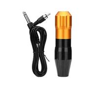 TTOOGO Macchina per la penna da tatuaggio rotante per fodera e ombreggiatura - pistola leggera alimentata RC compatibile con corsa da 3 mm, profondità regolabile 0-3 mm,D'oro