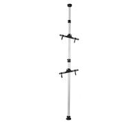 TTPortabici telescopico per 2 biciclette 160-340 cm Regolabile
