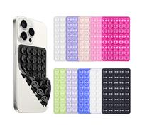 TTPSRY 10 Pezzi Supporto per Telefono in Silicone Doppio Lato Support a Ventosa Upporto Antiscivolo Cellulare Accessori per selfie e Video(Multicolore)