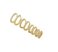TTPSRY 4 Paia Orecchini Zirconia Cubica 14k Placcato Oro Cerchio Piccolo Huggie Palla Catena Geometrico Minimale Elegante