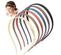 TTPSRY 6 Pezzi Cerchietti Sottili Multicolore Fasce Capelli Eleganti Accessori Acconciatura Donna Cerchietto Plastica Antiscivolo