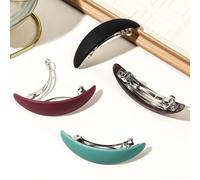 TTPSRY 6 Pezzi Mollette Capelli Ovali Opache Minimaliste Fermagli Automatici Eleganti Accessori Acconciatura Quotidiana
