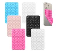 TTPSRY 6 Pezzi Supporto a Ventosa per Telefono Cellulare Ventose in Silicone Antiscivolo per Selfie e Video Ventose Tutti i Modelli di Telefono Cellulare