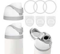 TTPSRY 7 Pezzi Set Ricambio Coperchio Bottiglia Acqua Sportiva Guarnizioni Tappi Silicone Compatibili Borraccia Termica