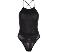 TTPSRY Body Donna senza Maniche Halter Neck Bodysuit Elegante Contenitivo Modellante Outfit Estivi Body Incrociato Spalline Sottili Abbigliamento moda