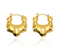 TTPSRY Boucles d'Oreilles Femme Créoles Ondulées Piercing Oreille Bijoux Élégants Piercing Tragus Accessoires Mode Bijouterie Fine Cadeau Anniversaire