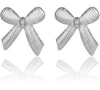 TTPSRY Boucles d'Oreilles Femme Nœud Papillon Piercing Oreille Bijoux Tendance Accessoires Mode Piercing Tragus Cadeau Anniversaire Élégant
