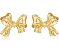 TTPSRY Boucles d'Oreilles Femme Nœud Papillon Piercing Oreille Bijoux Tendance Accessoires Mode Piercing Tragus Cadeau Anniversaire Élégant