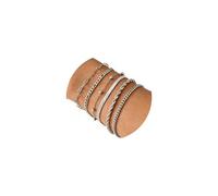TTPSRY Bracciale Donna Oro Catena Regolabile Elegante Braccialetti Set Gioielli Moda Accessori Braccialetto Sottile Charm Bracciale Donna Ragazza Regalo Compleanno Anniversario