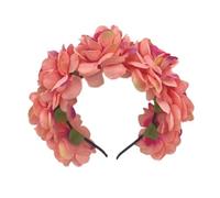 TTPSRY Cerchietto Fiori Artificiali Coroncina Floreale Fascia Capelli Accessorio Acconciatura Donna Elegante Corona Petali