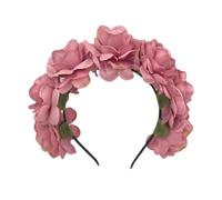 TTPSRY Cerchietto Fiori Artificiali Coroncina Floreale Fascia Capelli Accessorio Acconciatura Donna Elegante Corona Petali