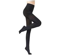 TTPSRY Collant Termici Donna Collant Foderati in Pile Caldo Collant Addensati Leggings da Donna Invernali Spessi Caldi Stretti Calze Collant Pantaloni Leggings a Vita Alta Lunghi Spesse Calze - Nero