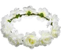 TTPSRY Corona Fiori Fascia Capelli Ghirlanda Floreale Rose Viola Accessorio Acconciatura Elegante Cerimonia Matrimonio Decorazione Capigliatura Femminile